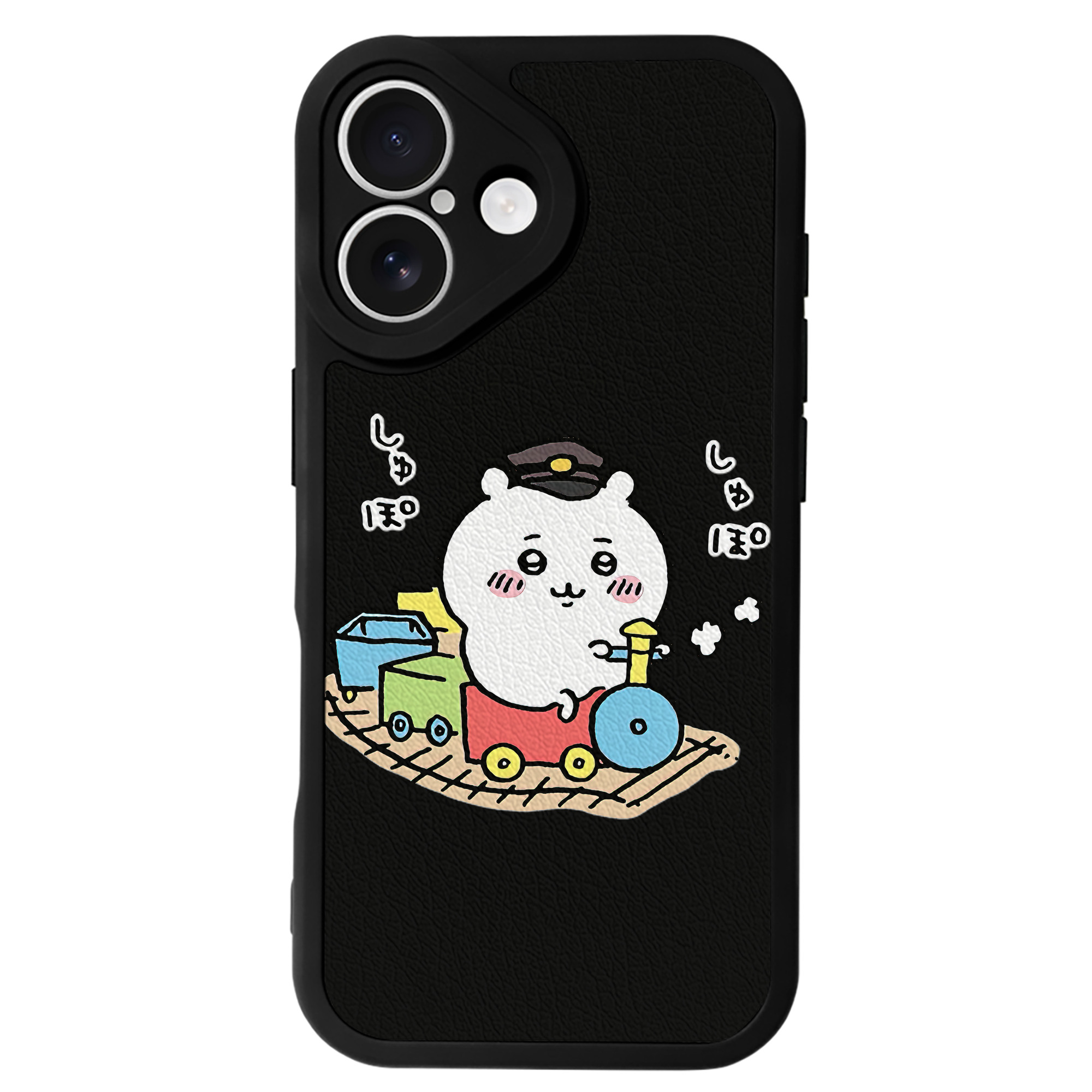（画像用） ちいかわ ちいかわ Chii-kawa chiikawa 【iPhone 16シリーズ対応】シリコンスマホケース（レザー調） 材質：シリコン